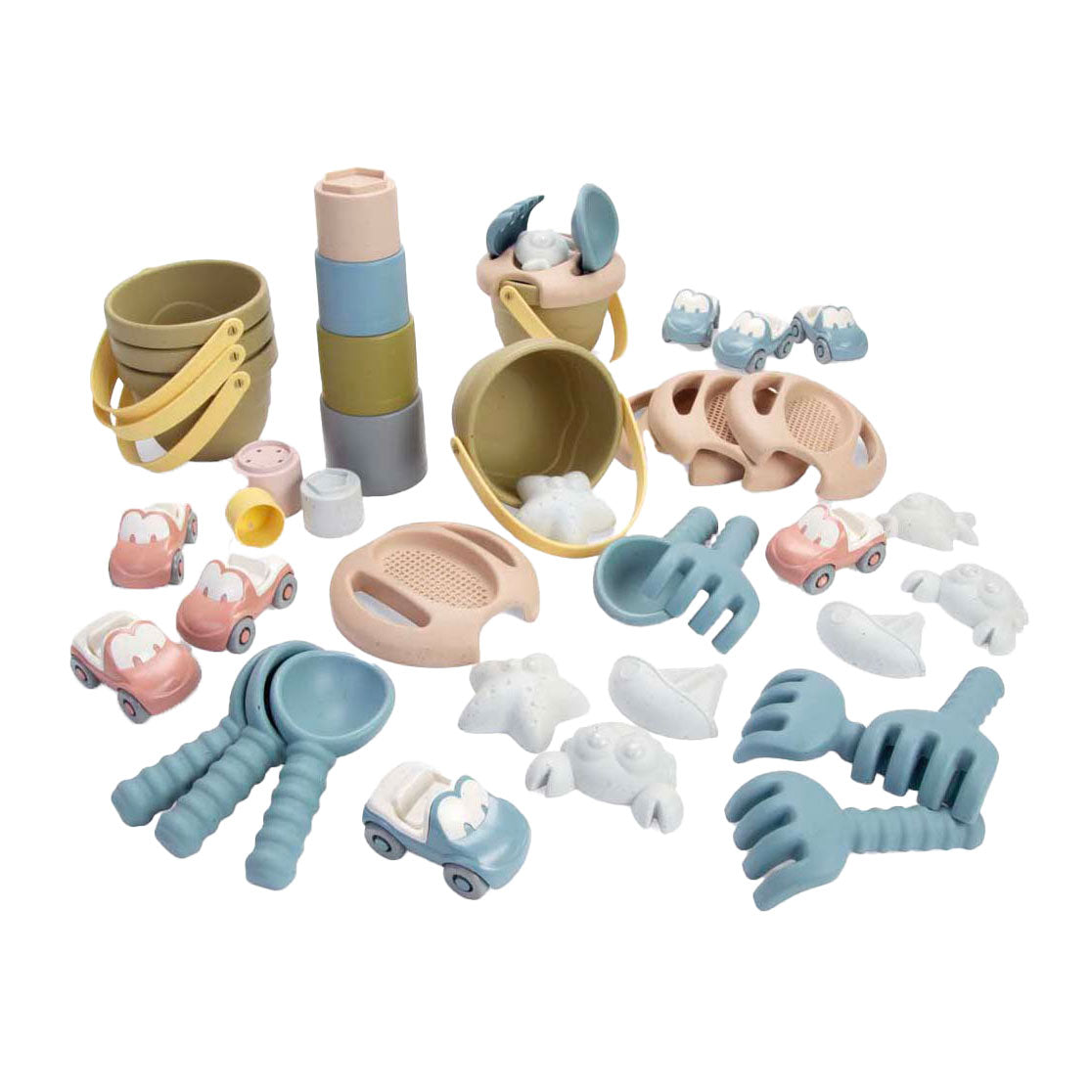 Ensemble de jeu de sable Dantoy, 43 pièces.