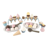 Service à cupcakes et glaces Dantoy, 54 pièces.