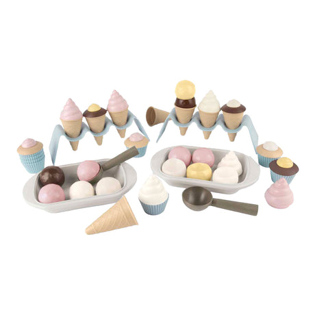 Service à cupcakes et glaces Dantoy, 54 pièces.
