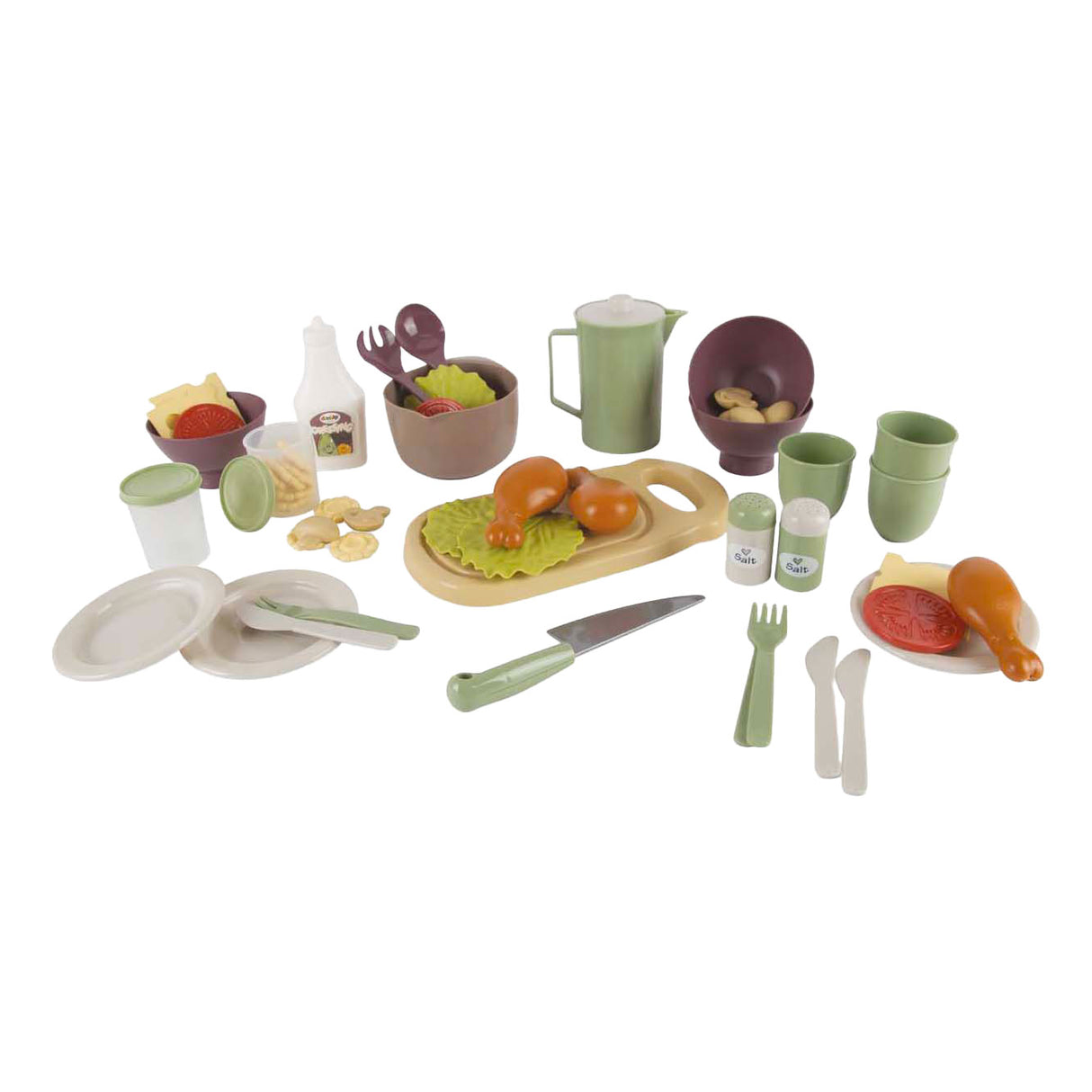 Ensemble de cuisine Dantoy, 56 pièces.