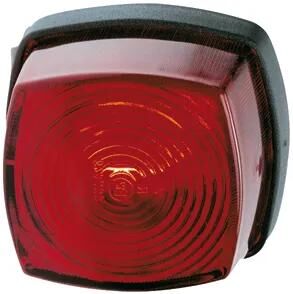 Feu arrière Hella série 003 057 feux arrière rouge 62x62 uni anbau