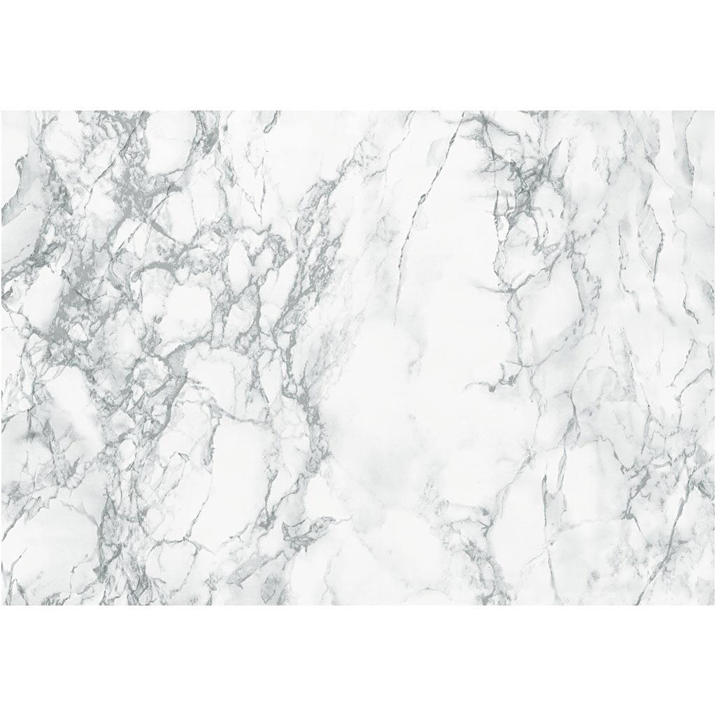 Creativ Company Auto-Aadhesive Foil Grey Marble, 2M