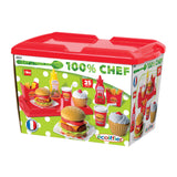 Ecoiffier 100% Chef Hamburgers satte 25dlg.