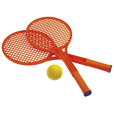 Ecoffier set de jouets de tennis ecoiffier pour enfant - jeu de raquette aux couleurs pastel.