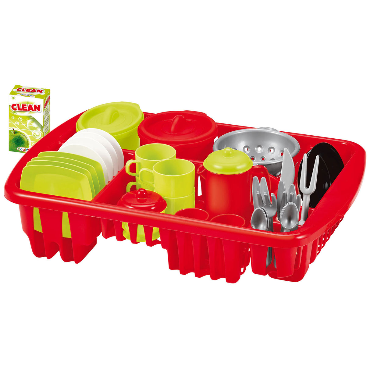 Ecoffier set vaisselle ecoiffier 100% chef - 42 pcs.