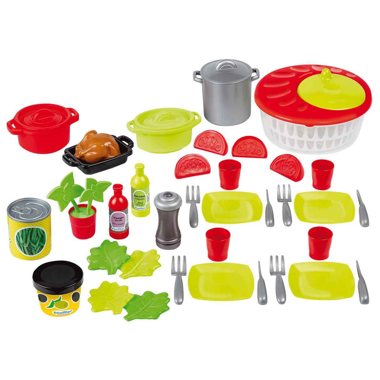 Ecoiffier 100% Chef Kitchen Set, 43dlg.