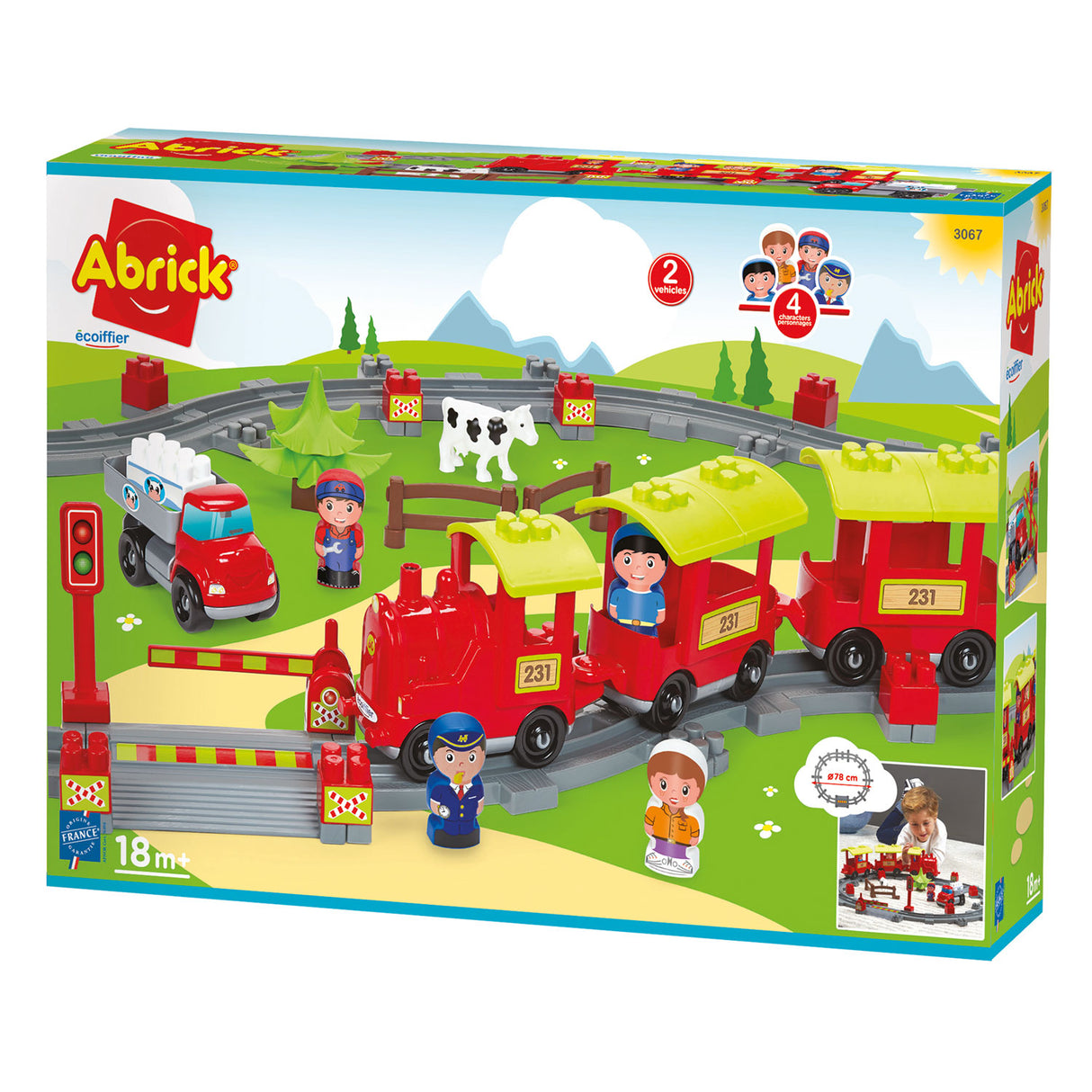 Set de tren de Abrick