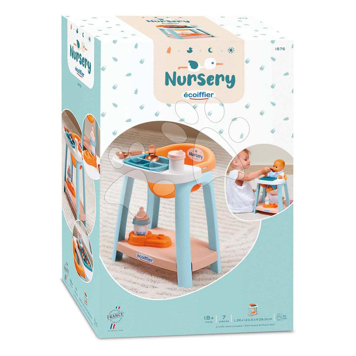 Ecoiffier nursery food seat