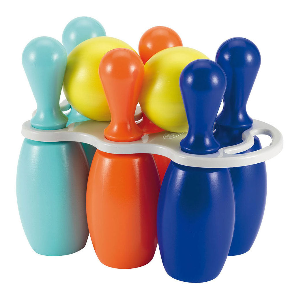 Ensemble de bowling Ecoiffier avec 2 balles, 8dlg.