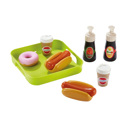 Ensemble de jeu de nourriture écoiffier Ecoiffier - 8 pièces.