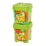 Abrick Building Blocks Jungle dans la boîte de stockage, 70dlg.
