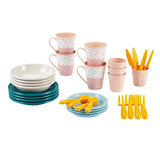 Set da gioco da picnic ecoffier con cesto picnic di cartone, 32dlg.