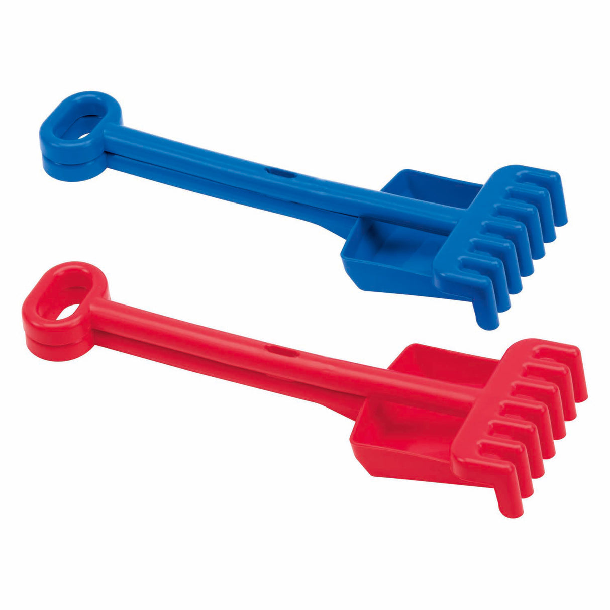 Ensemble pelle et râteau Ecoiffier, 2 pièces.