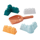 Moules à sable château Ecoiffier avec pelle, 5 pcs.