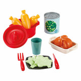 Vaisselle 100% chef Ecoiffier en coffret de rangement - 70 pièces.