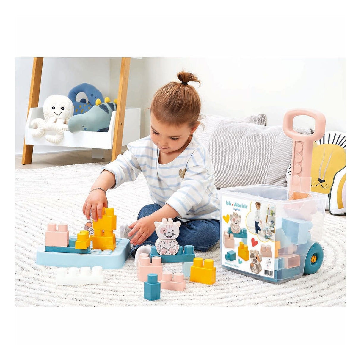 Blocs de construction Abrick dans une boîte de rangement - 40 pcs.