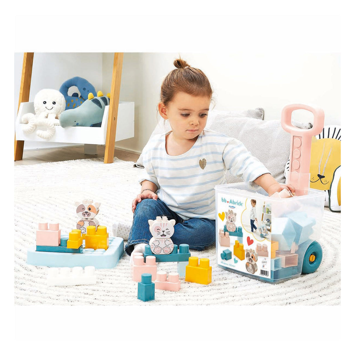 Blocs de construction Abrick dans une boîte de rangement - 40 pcs.