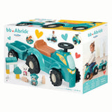 Tracteur directionnel Ecoiffier avec remorque - 15 pcs.