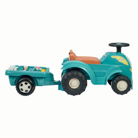 Tracteur directionnel Ecoiffier avec remorque - 15 pcs.