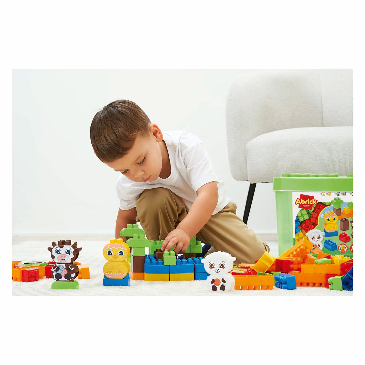 Ferme de blocs de construction Abrick - 150 pcs.