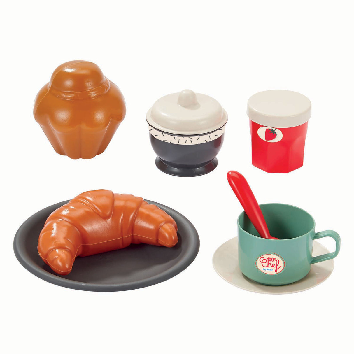 Chariot petit-déjeuner Ecoiffier - 22 pcs.