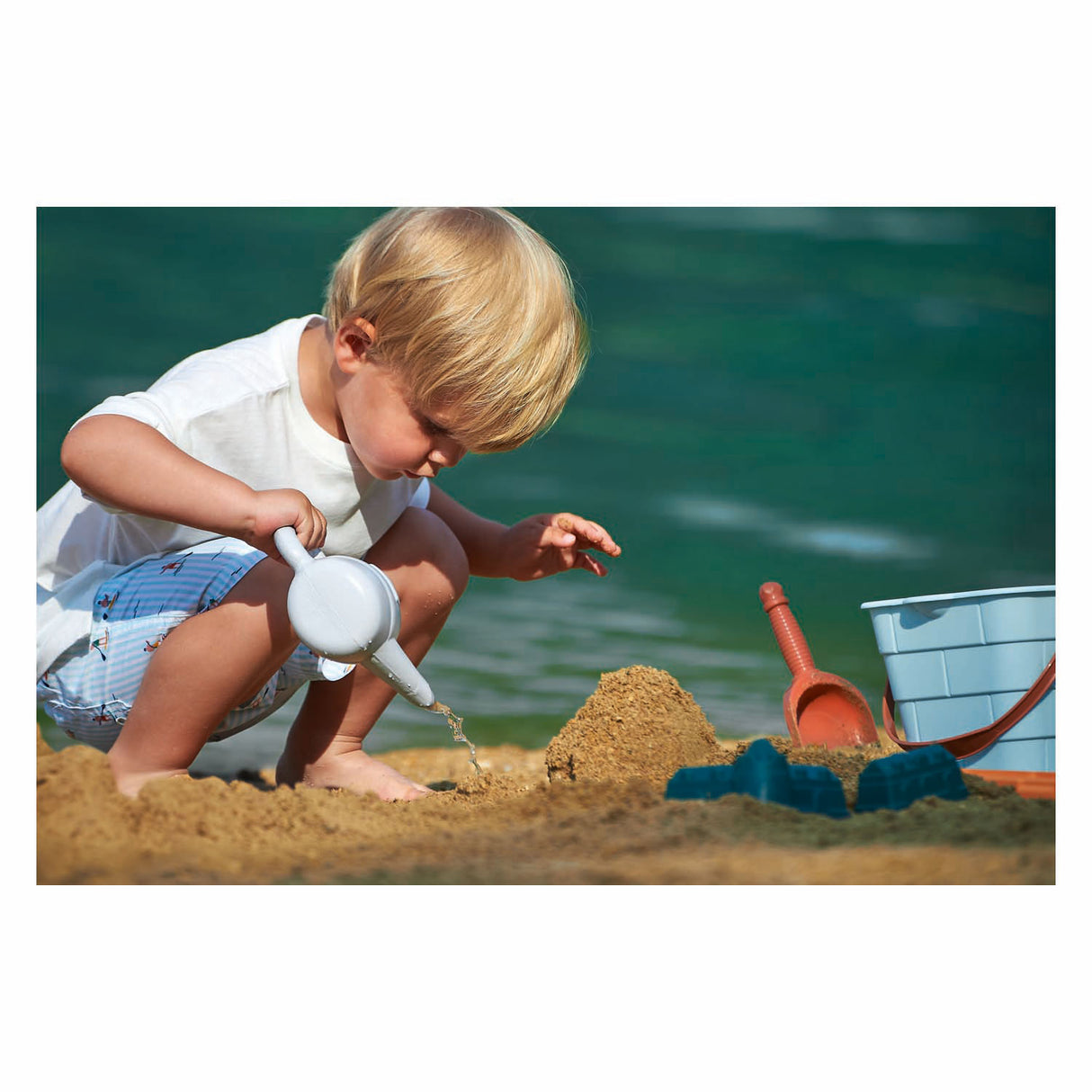 Seau château de sable Ecoiffier - 16cm 6pcs.