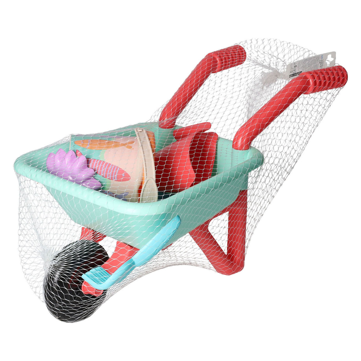 Brouette Ecoiffier avec accessoires - 7 pièces.
