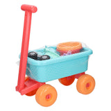 Chariot de plage Ecoiffier avec accessoires - 8 pcs.