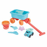 Chariot de plage Ecoiffier avec accessoires - 8 pcs.