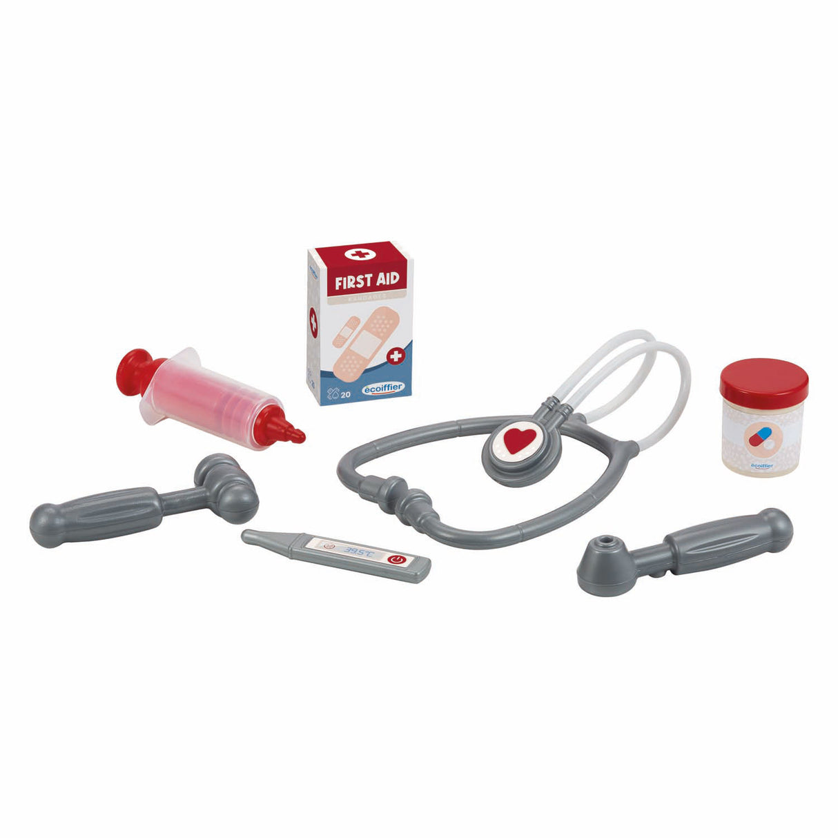 Mallette de médecin Ecoiffier - 7 pièces.