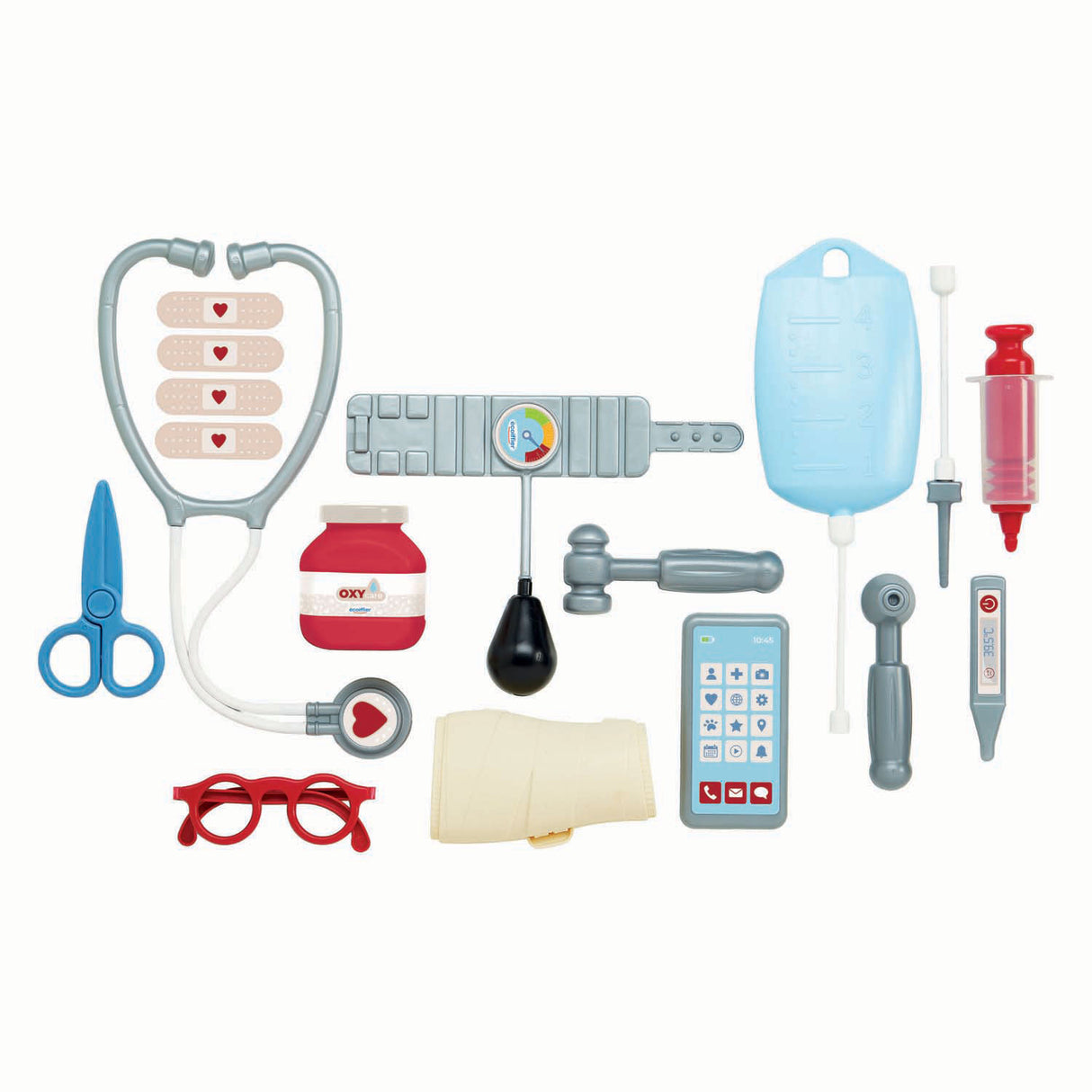 Mallette médicale de luxe Ecoiffier - 17 pcs.