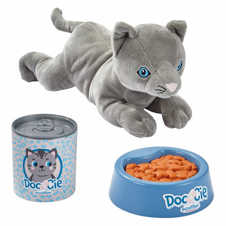 Chat Ecoiffier avec accessoires - 9 pcs.