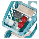 Caddie rempli de poupée Ecoiffier vert azur - 8 pièces.