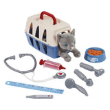 Chariot vétérinaire Ecoiffier doc cie avec chat - 14 pcs.