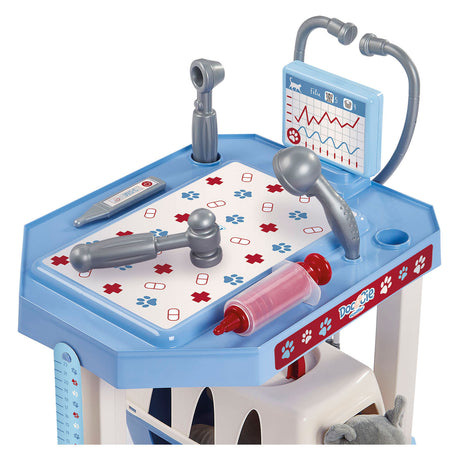 Chariot vétérinaire Ecoiffier doc cie avec chat - 14 pcs.
