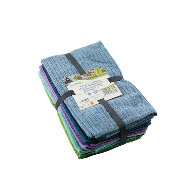 Chiffon microfibre Starbright coloré 38x48cm lot de 7 pièces
