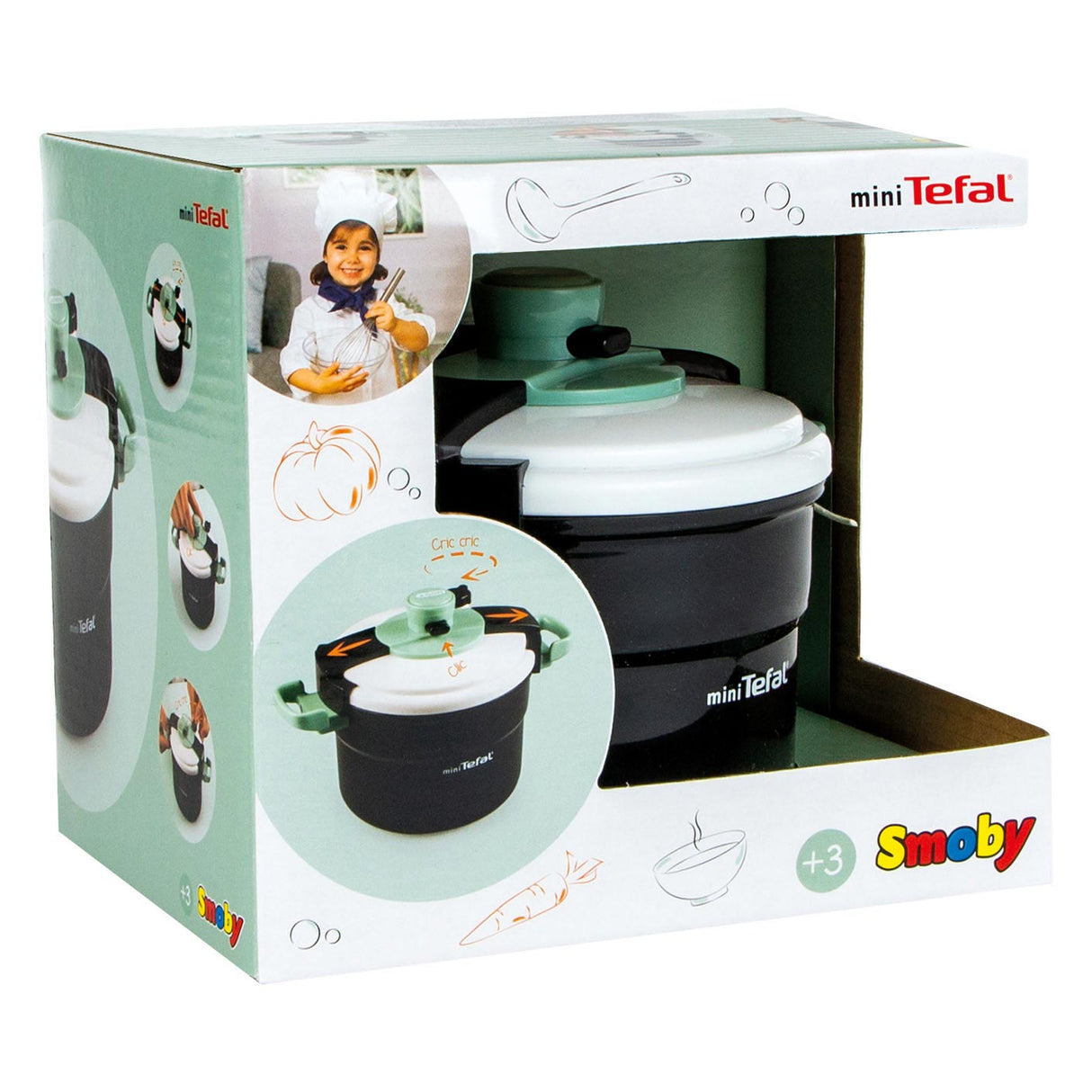 Smoby Tefal clipsso olla a presión