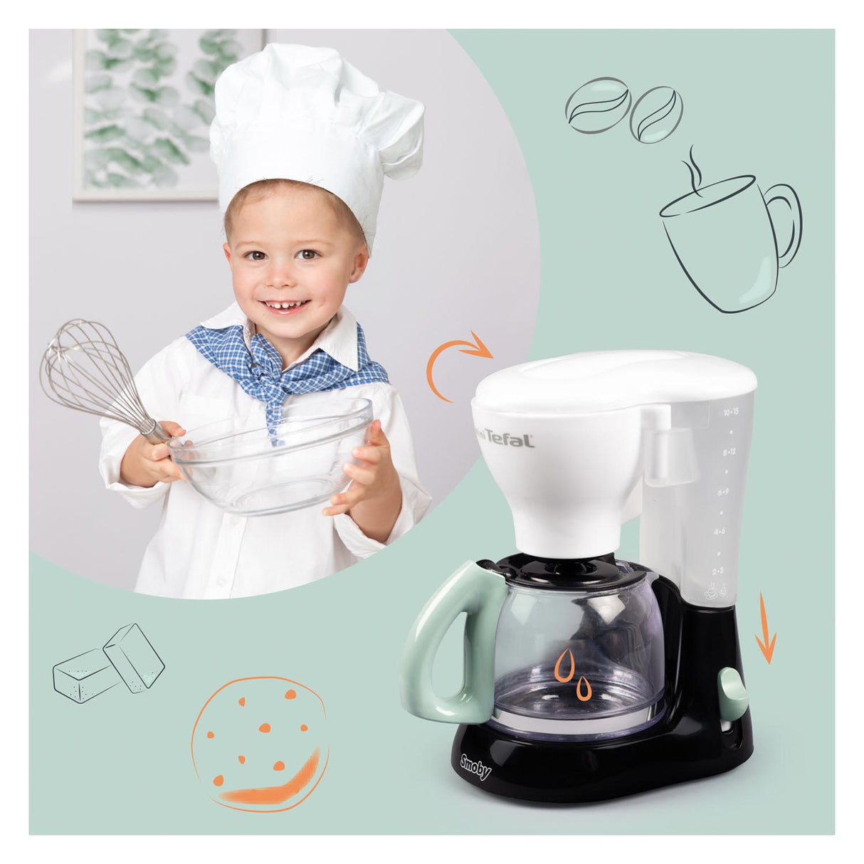 Smoby Tefal kaffemaskine