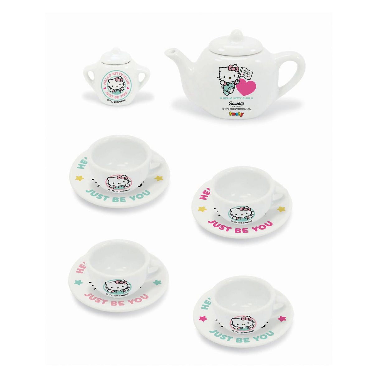 Smoby Hello Kitty Porcelana Tea Set 12dlg.