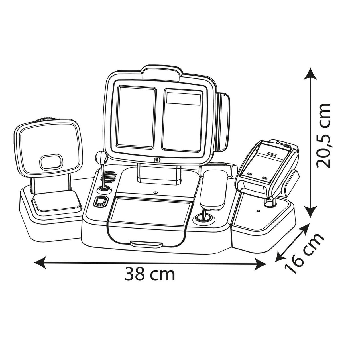 Smoby Kassa con accesorios, 30dlg.