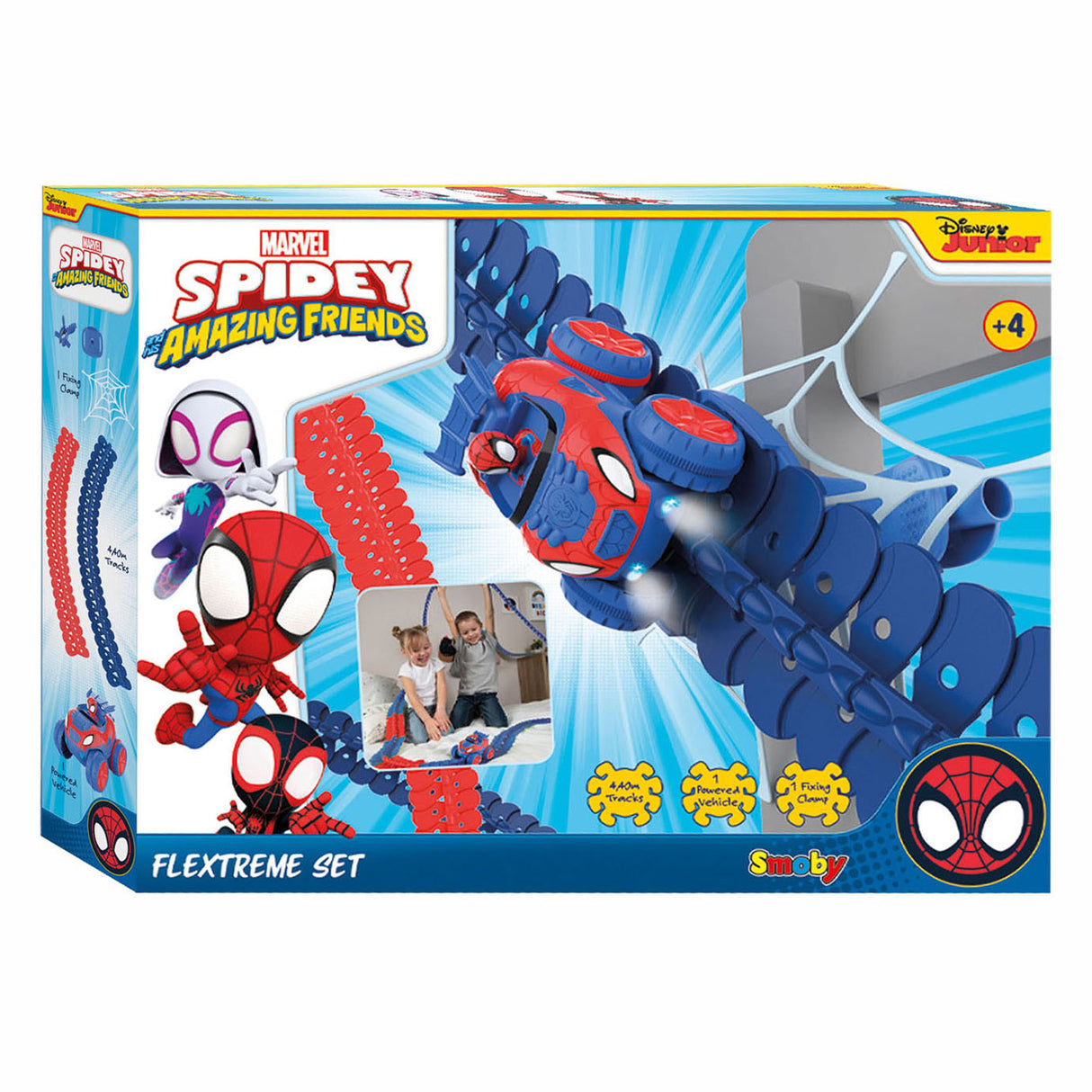 Smoby Spidey Amazing Friends Flextreme RaceBaan set, 184dlg.