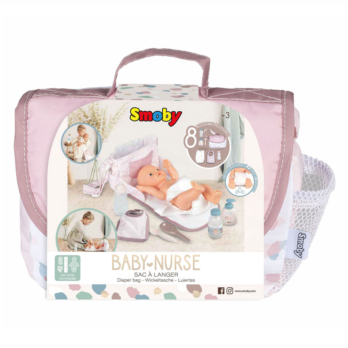 Fëmmert Puppelchen Infirmière Diaper Bag 8DLG.