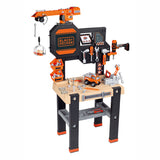 Smoby Black Decker Toy Workbench med Crane, 94dlg.