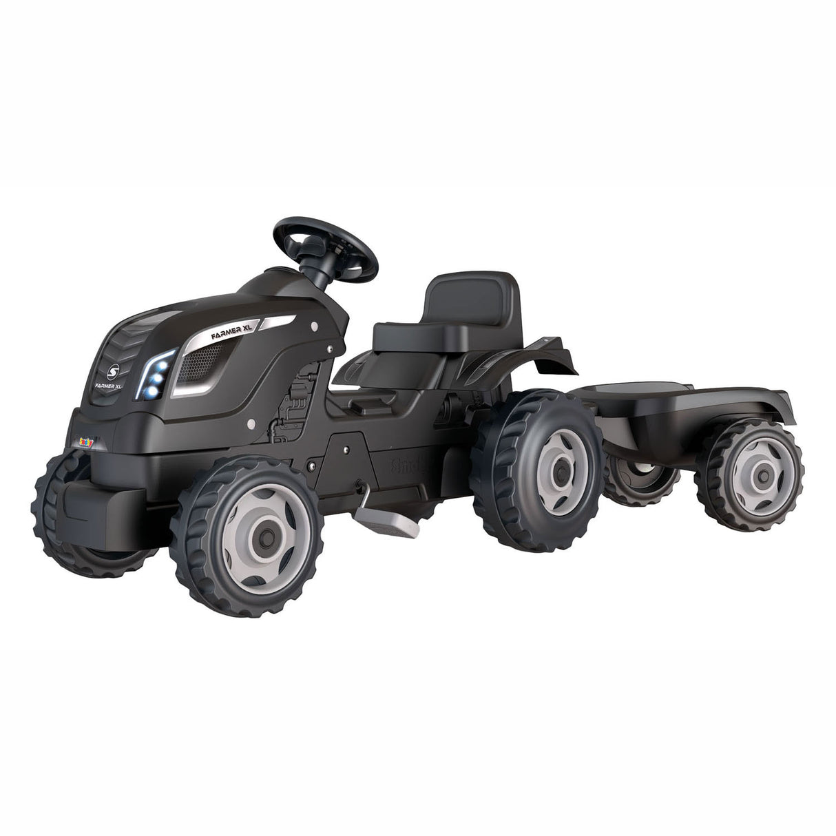 Smoby Farmer XL STEPTRATOR CON TRACAJE NEGRO