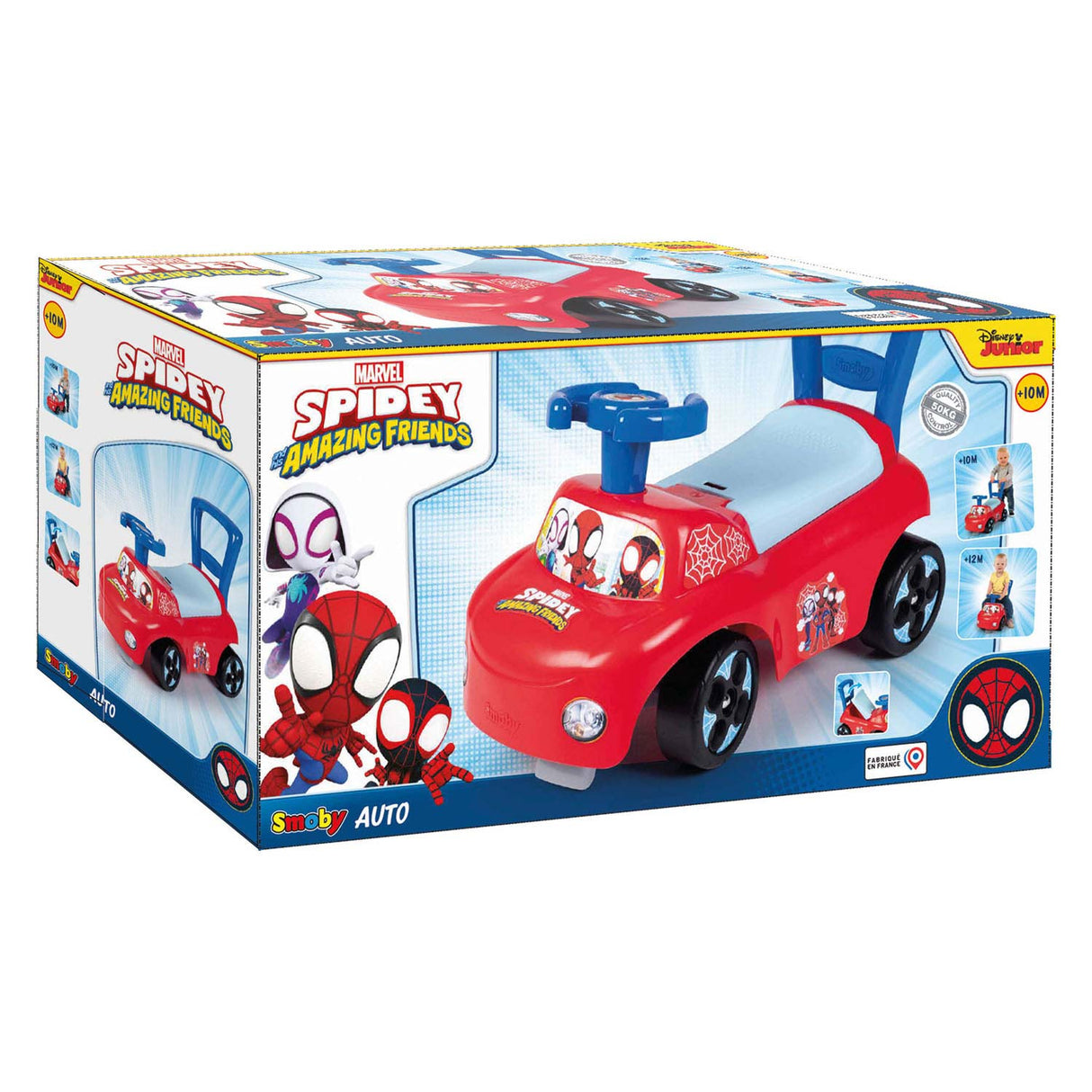 Smoby smoby spidey amigos increíbles caminando coche