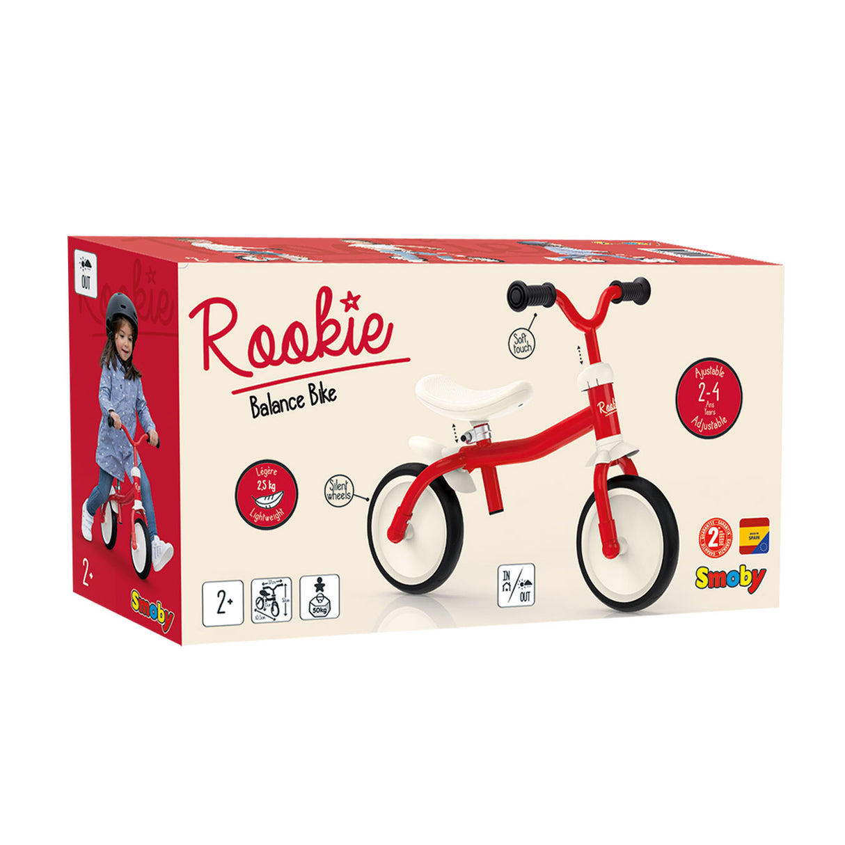 Smoby Rookie Balance Bike Breedfiets