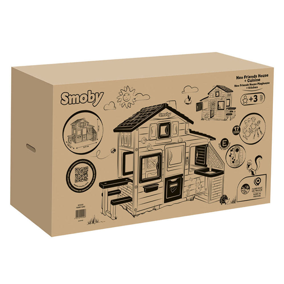 Smoby Neo Friends Speelhuis con cocina al aire libre