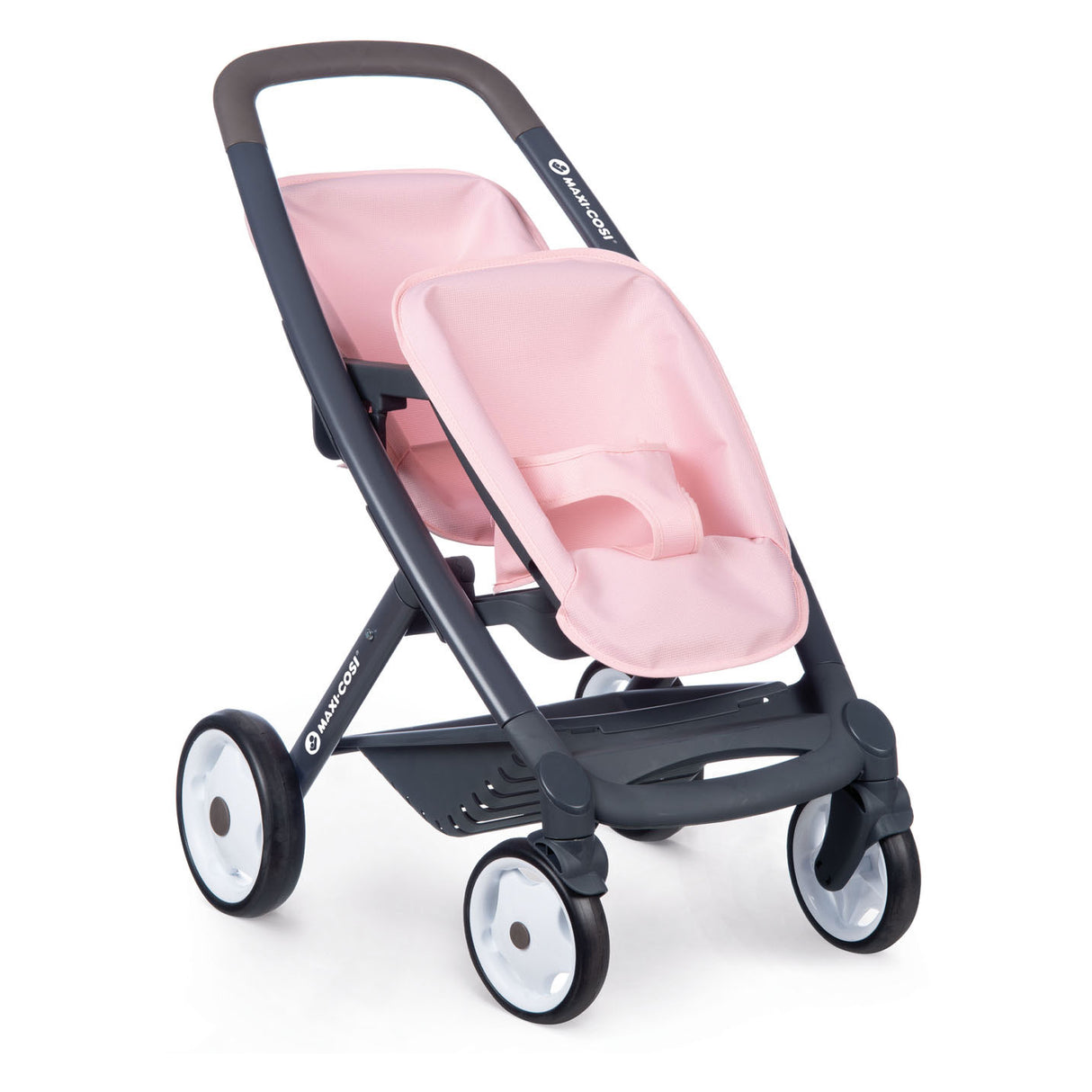 Fëmmert Maxi-Cosi Poppen Pram fir 2 Poppen