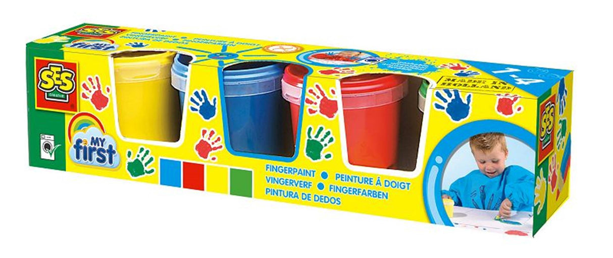Ses ma première peinture au doigt