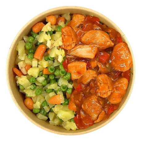 Menu complet carottes pois poulet pilaf 270gr. a8